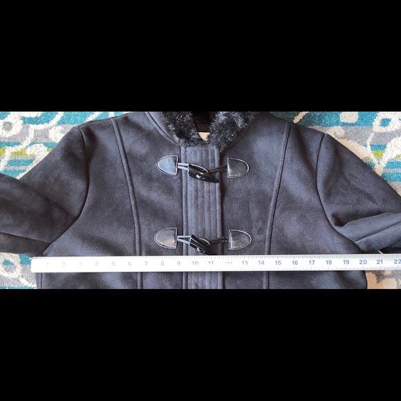 Women’s Sonoma Black Faux Suede & Fur Lined Jacket - Picture 7 of 14